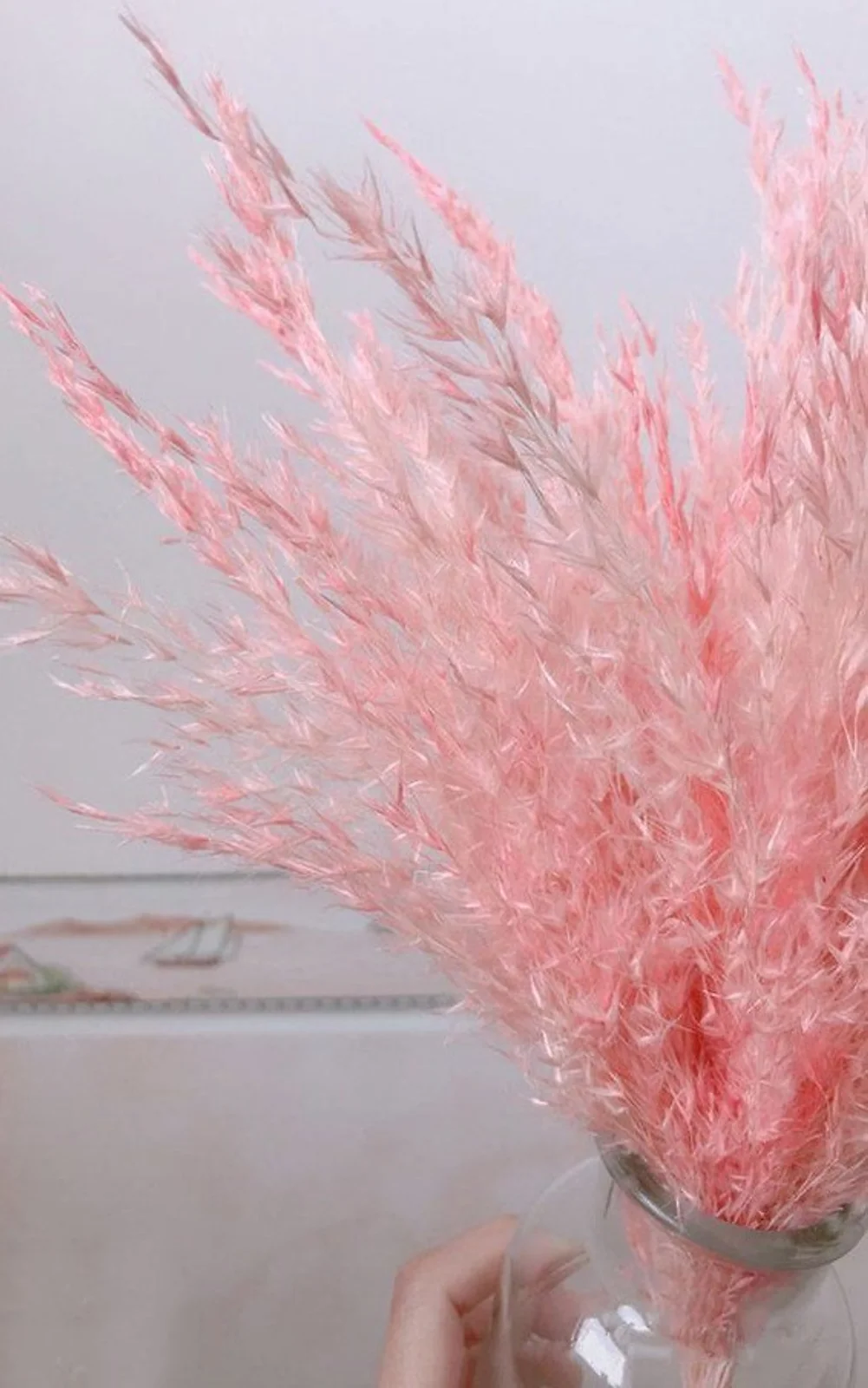 10 Bunch of (10pcs) Pink Mini Reed Grass